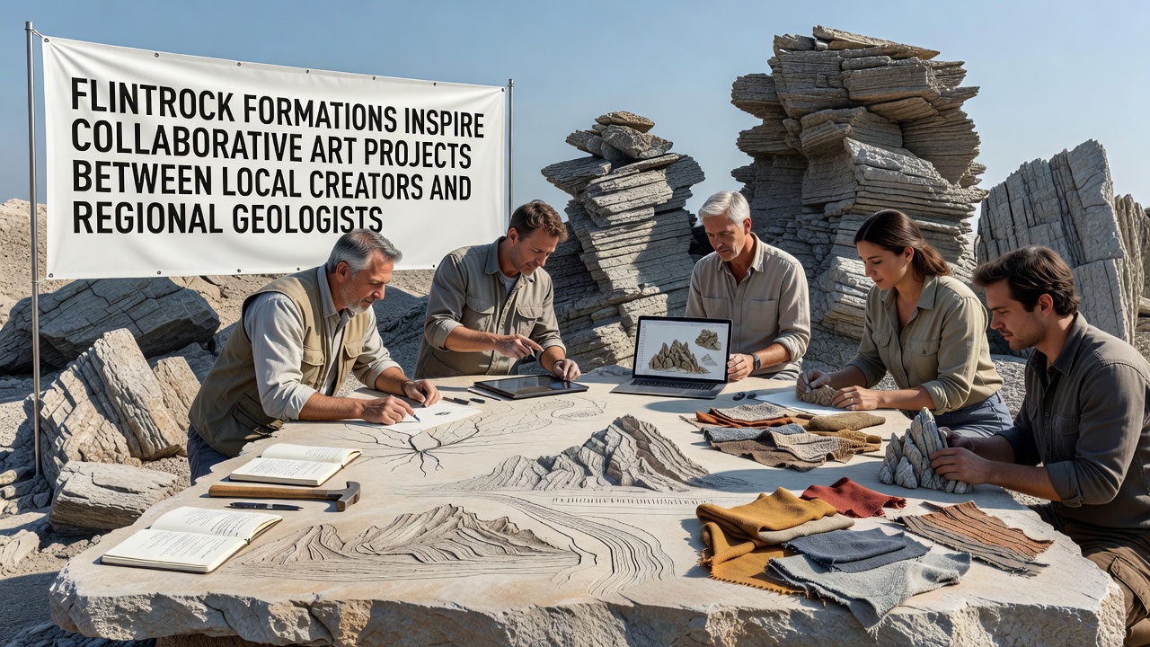 Flintrock Formations Inspire Collaborative Art Projects Between Local Creators and Regional Geologists